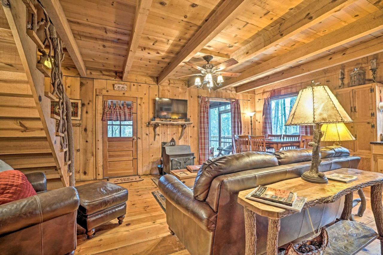 הוילה Sautee Nacoochee Helen Area Rustic Retreat About 5 Miles To Main Street מראה חיצוני תמונה