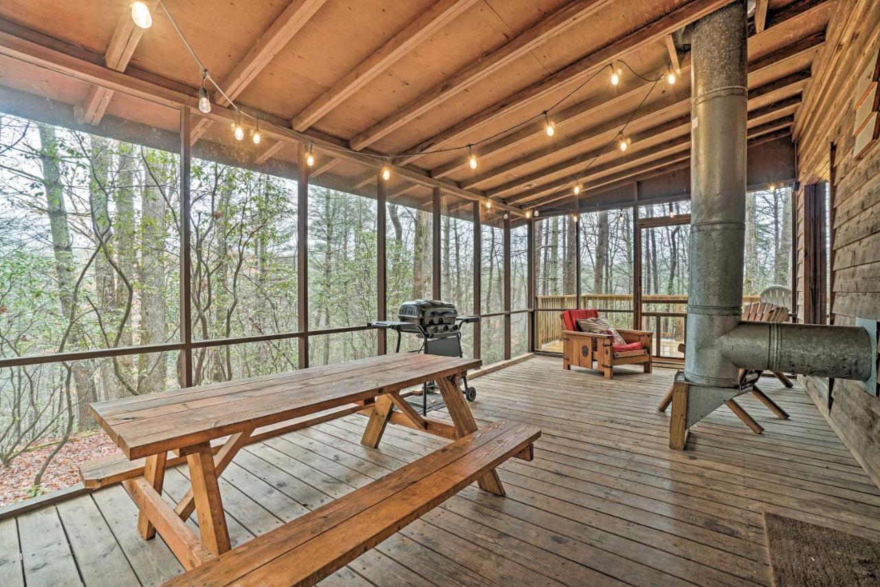 הוילה Sautee Nacoochee Helen Area Rustic Retreat About 5 Miles To Main Street מראה חיצוני תמונה